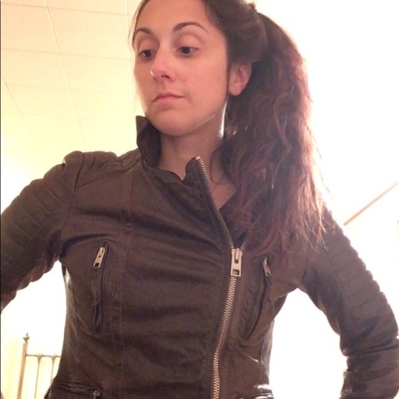 SOLD All Saints leather jacket sz UK10/US6 EUC - Picture 6 of 8